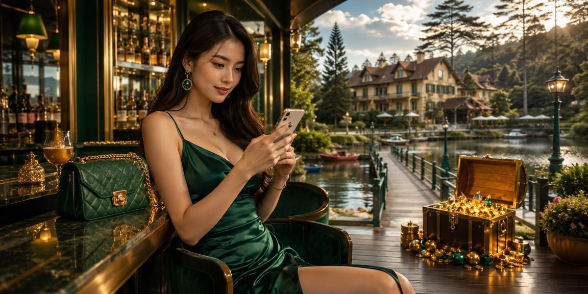 Người dùng trải nghiệm slot game trên điện thoại tại Đà Lạt
