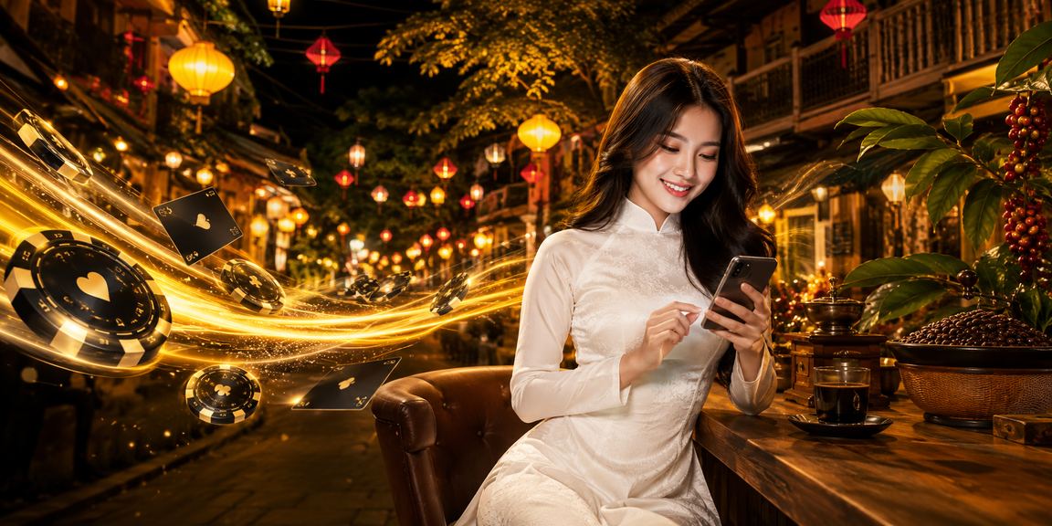 Người dùng Hà Nội chơi casino trên di động mặc áo dài